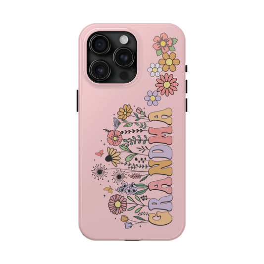 Grandma iPhone Case, Grandma Flower iPhone Case, Grandma Apple Phone Case