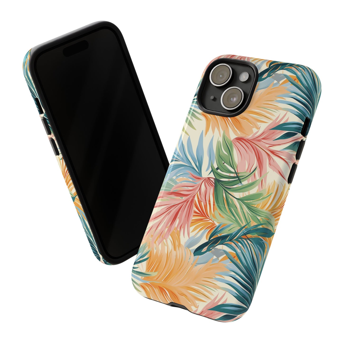 Tropical Leaf Tough Cell Phone Case | Apple, Samsung and Google Tropical Cell Phone Case