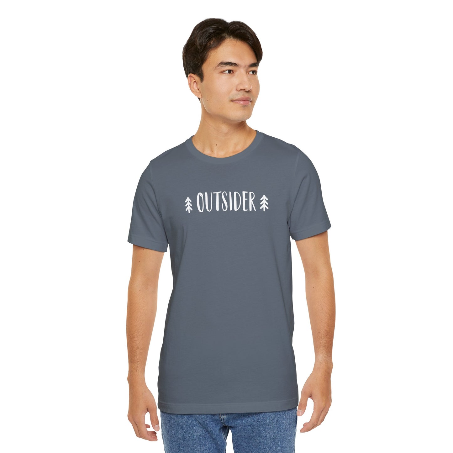 Outsider Short Sleeve Tee, Outdoors T-Shirt, Pine Tree T-Shirt, Outdoors T-Shirt, Outsider Tee